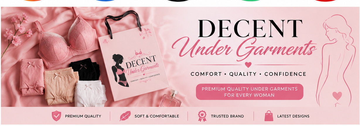 Decent Under Garments premium quality banner